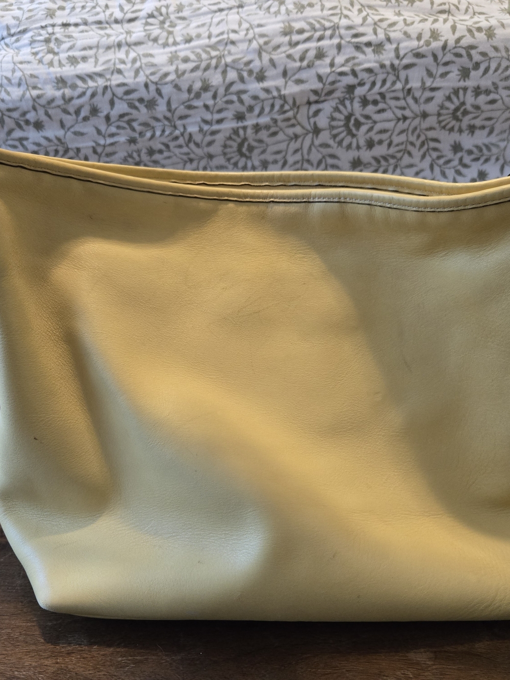 Coach Yellow Leather Shoulder Bag with Tag - Picture 8 of 13
